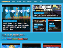 Tablet Screenshot of finalbossfight.co.uk
